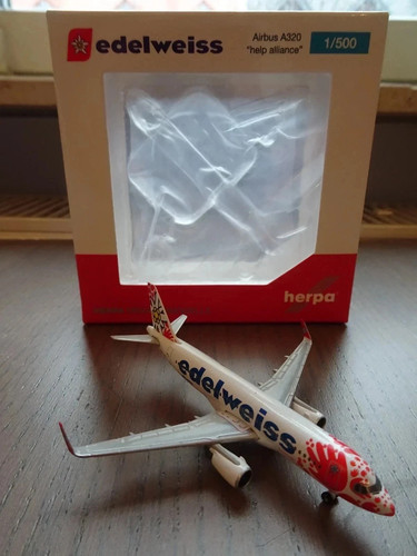 Herpa edelweiss air airbus - air,