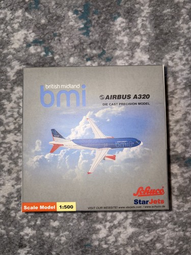 Schuco bmi airbus a320 - schuco, 1:500
