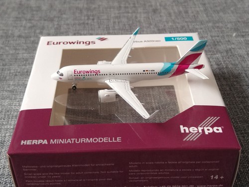 Herpa wings 500 eurowings - herpa,