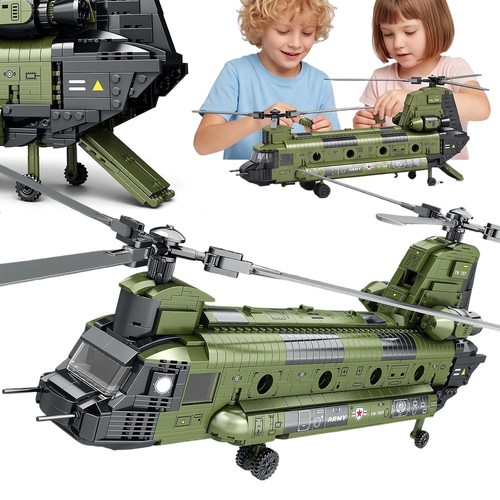 1490tlg hubschrauber bausatz - 1490tlg,