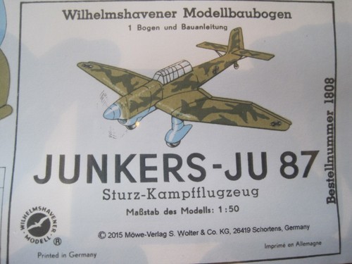 Junkers kampfflugzeug - 87,